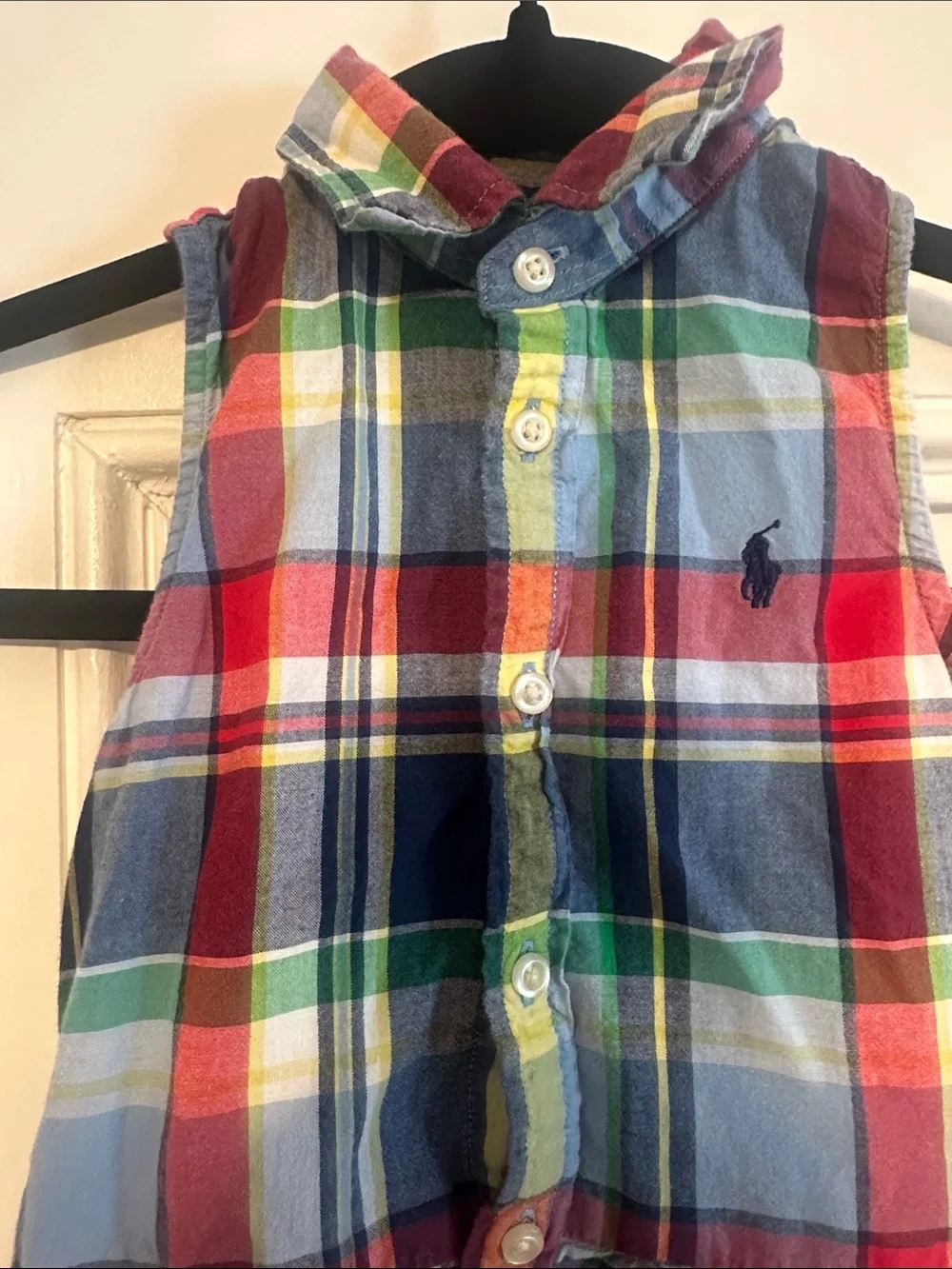 Ralph Lauren- Girl’s Plaid Print Dress- Size 5